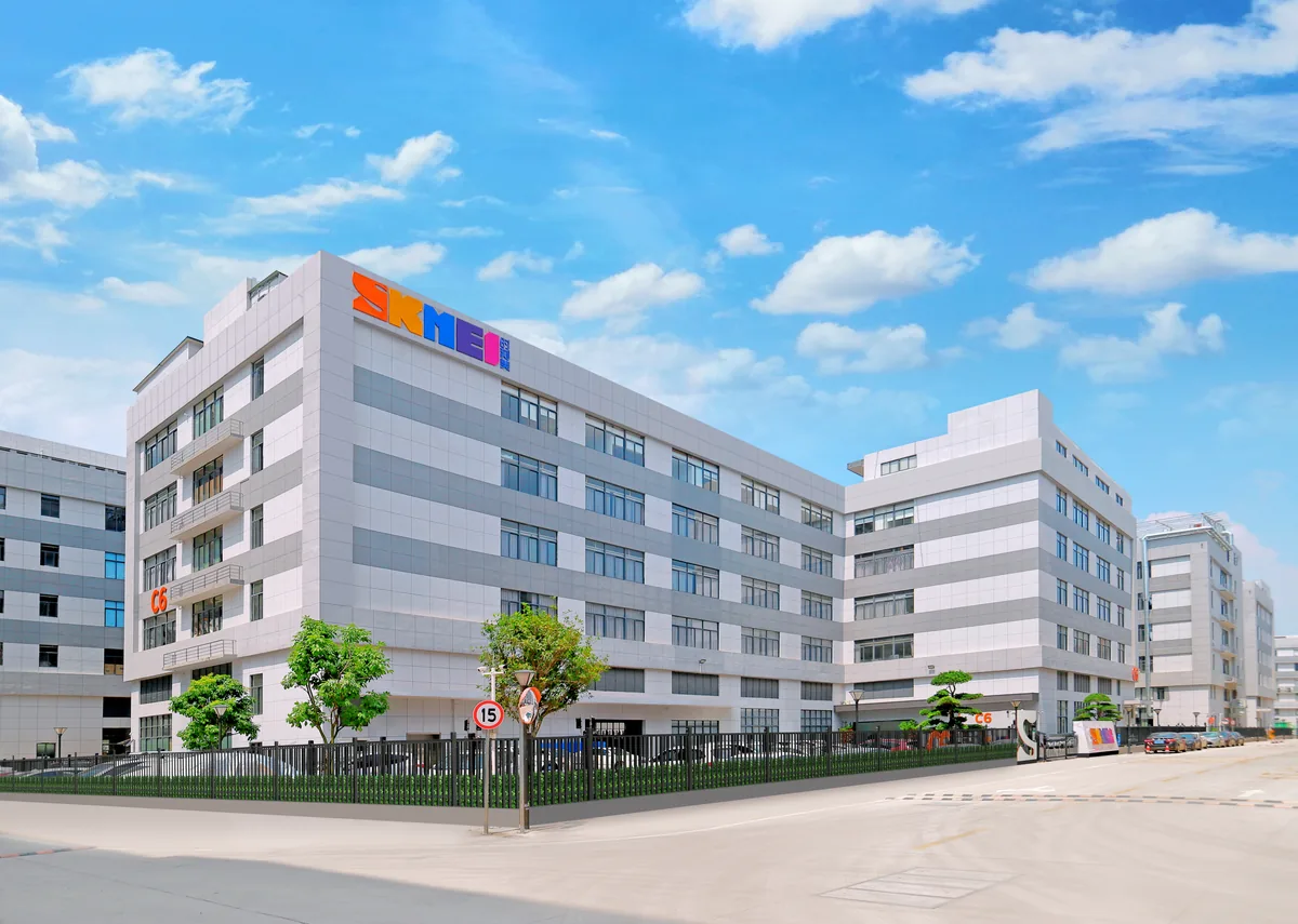 SKMEI company building with blue sky background